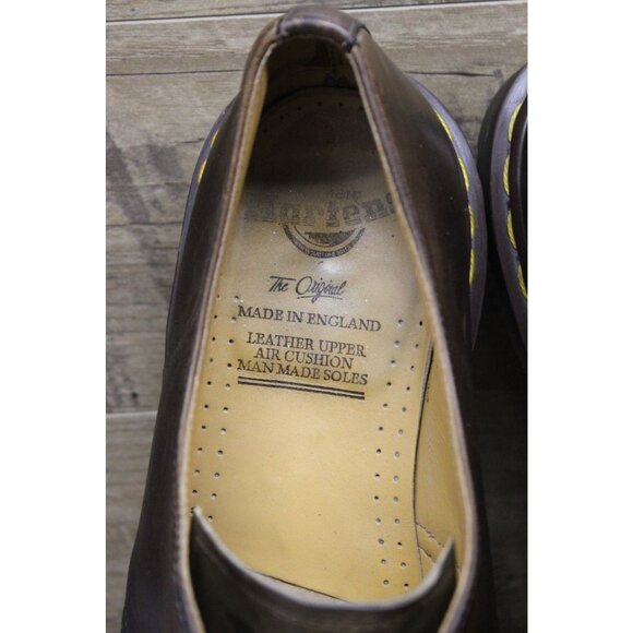 Dr. Martens 1461 Oxford Shoes Unisex Size 8‎ Vintage 3-Eye Crazy Horse Leather - Picture 7 of 16
